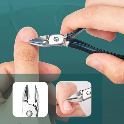 Professional Nail Care Kit Stainless Steel Manicure & Pedicure Set Nail Clipper Set with Travel Case