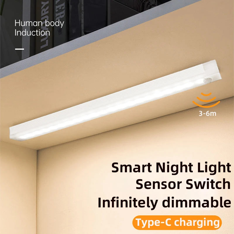 Motion Sensor Lights Closet Kitchen Night Lights Bedroom Detector Light Cabinet Staircase