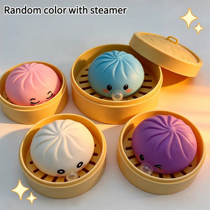 Cheese Dumpling Squishy Butter Squishy Fidget Toys Stress-Relieving Balls