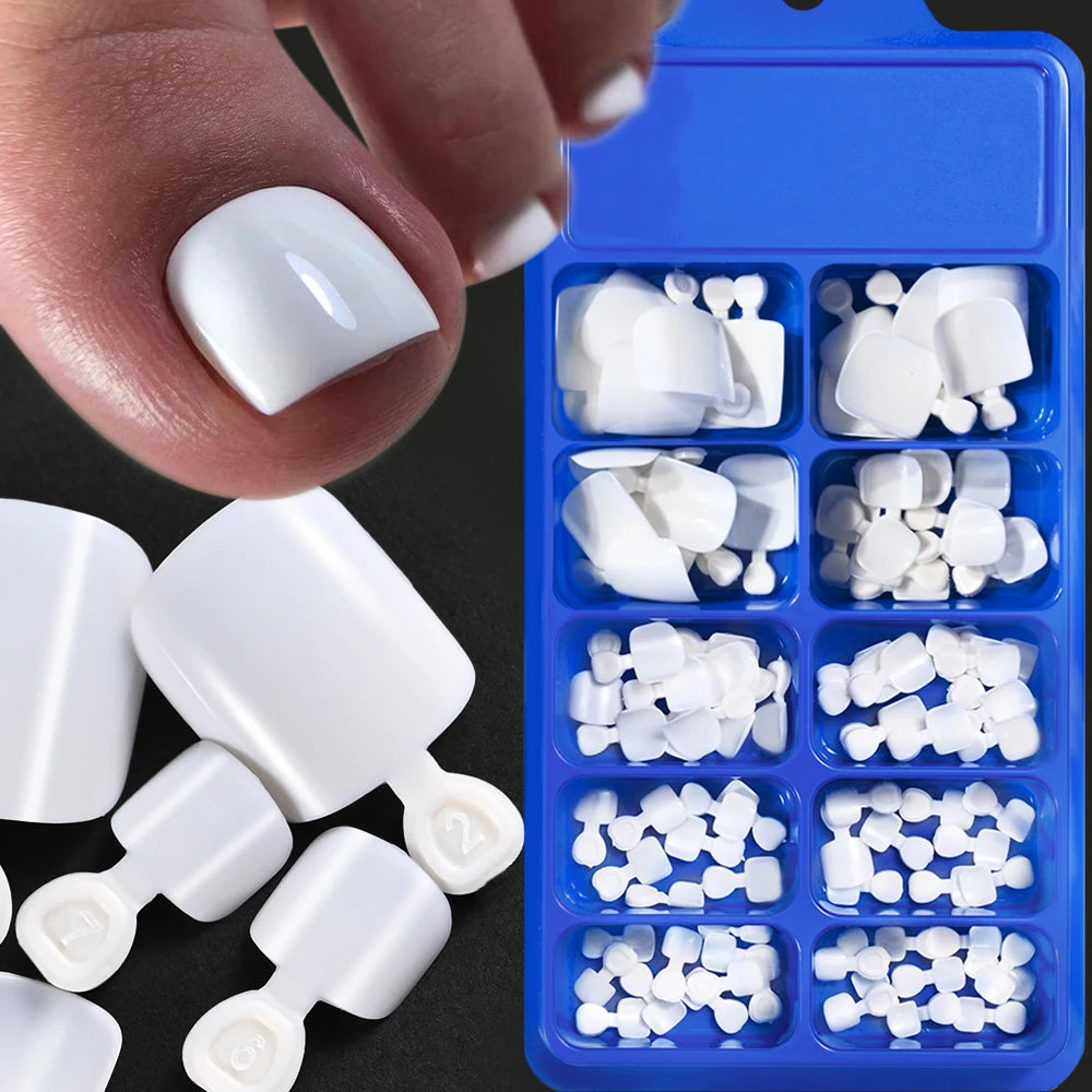 100pcs Fake Toe nails