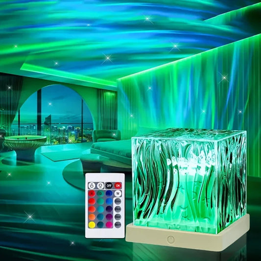 Ocean Wave Projector Light 16Colors Remote LED