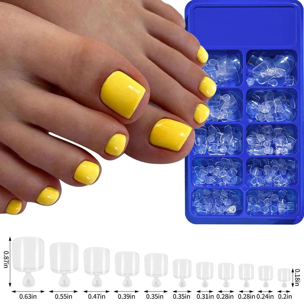 100pcs Fake Toe nails