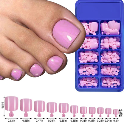100pcs Fake Toe nails