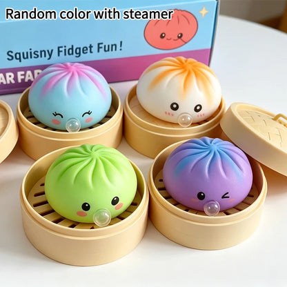 Cheese Dumpling Squishy Butter Squishy Fidget Toys Stress-Relieving Balls