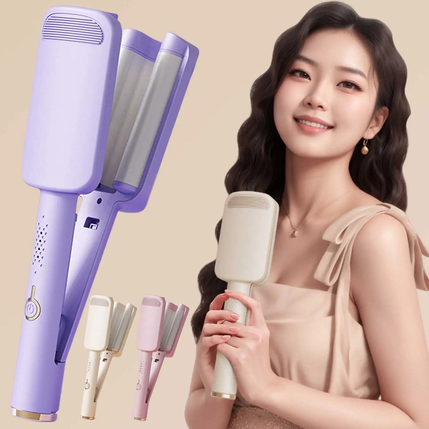 Electric Hair Curler 36mm Large Wave Styling Ceramic Hair Long Lasting Curling Iron Styling Tool Curling Wand Hair Waver
