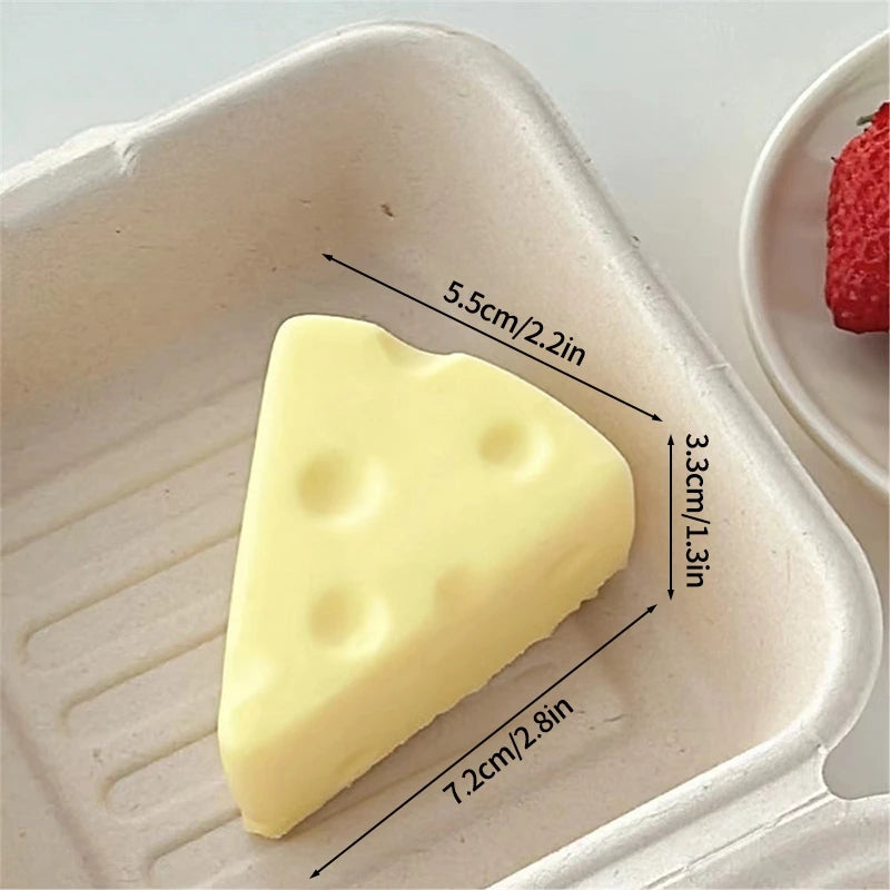 Cheese Dumpling Squishy Butter Squishy Fidget Toys Stress-Relieving Balls