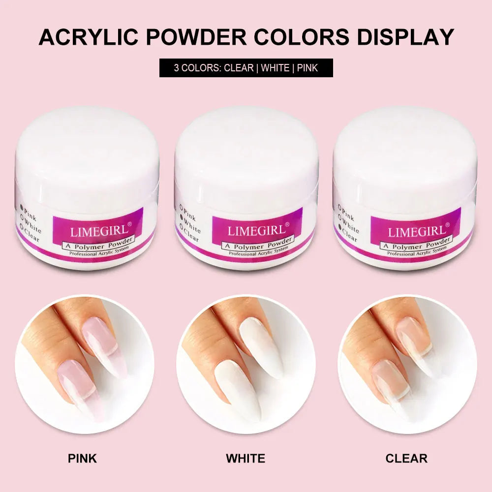 Nail Acrylic Powder and Liquid Monomer Nails Art Decoration For Manicure Set