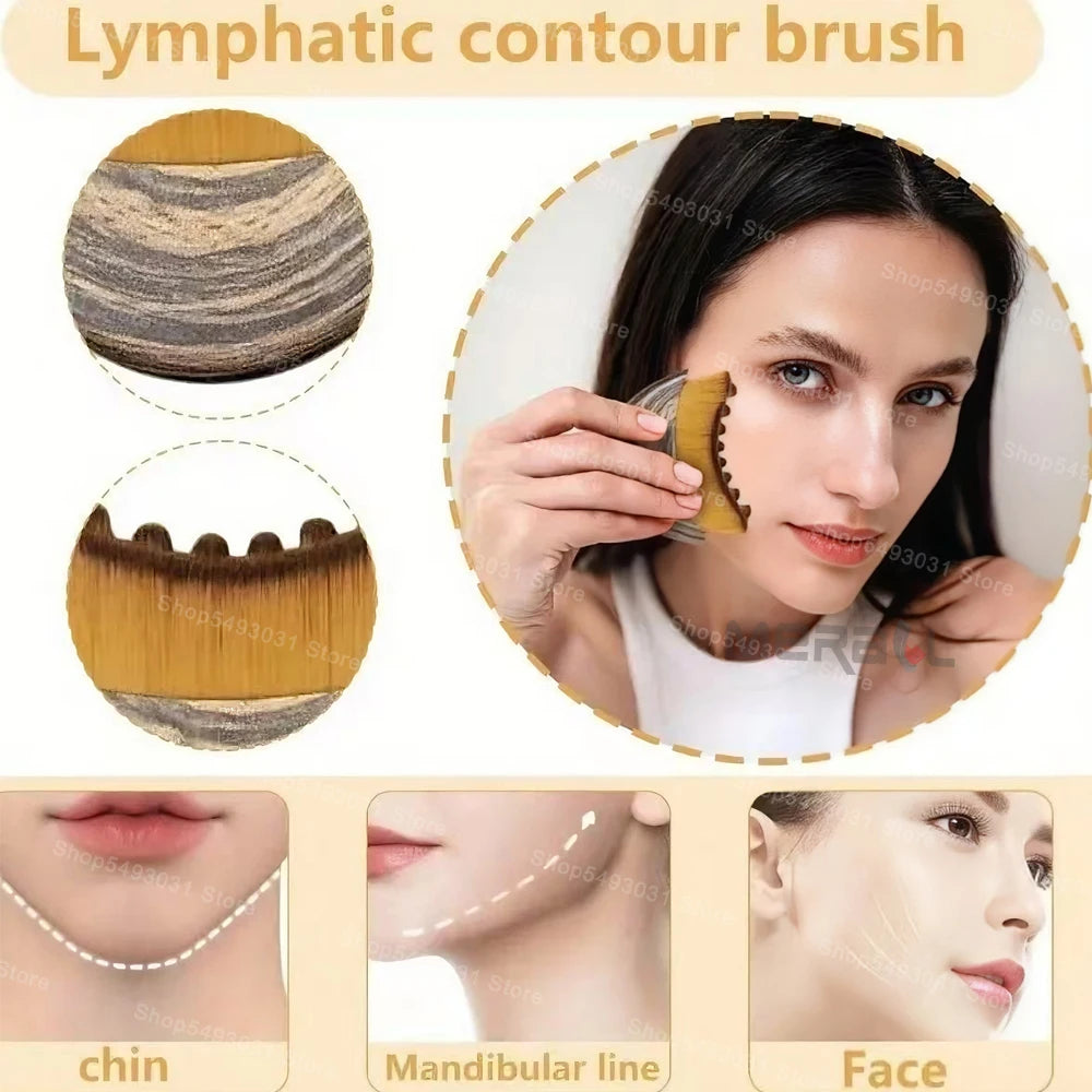 Lymphatic Face & Body Brush - Sculpt, Drain & Glow Tool