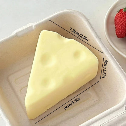 Cheese Dumpling Squishy Butter Squishy Fidget Toys Stress-Relieving Balls