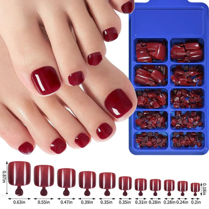 100pcs Fake Toe nails
