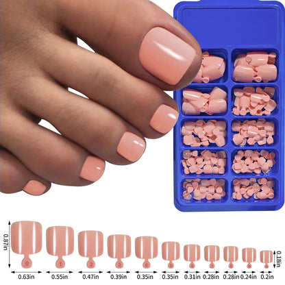 100pcs Fake Toe nails