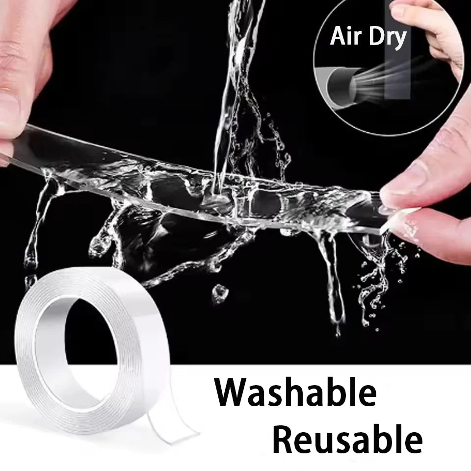 Double sided Adhesive Tape Extra Strong Waterproof Transparent Traceless Tape